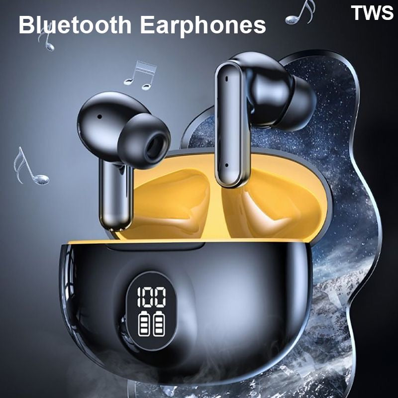 TWS Stereo Earbuds with Led Battery Display